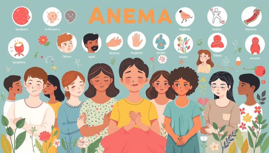 Types of anemia and its symptoms