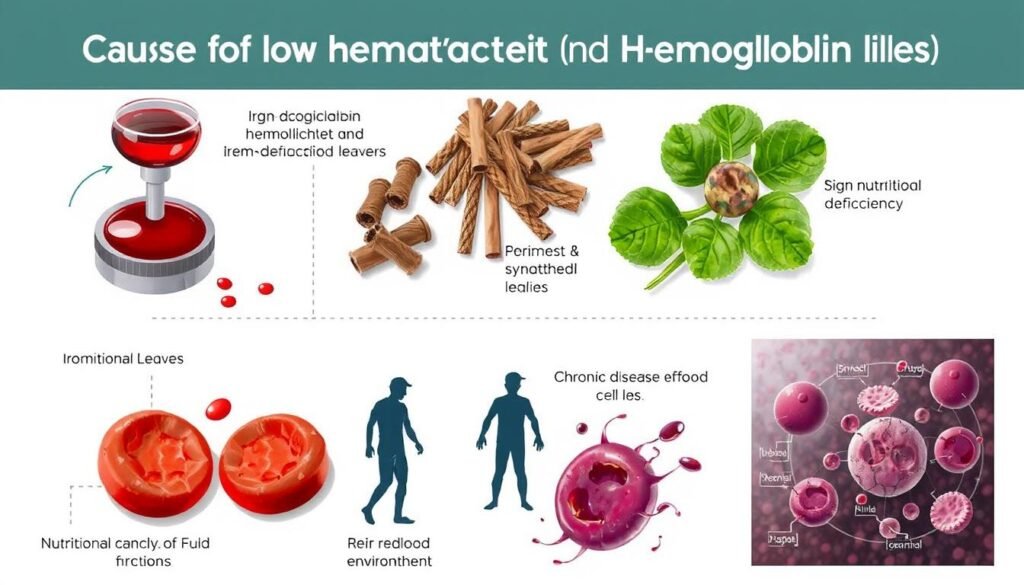 low hematocrit and hemoglobin