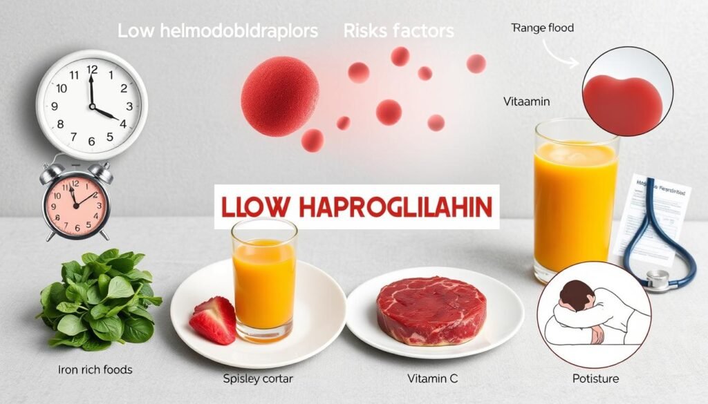 risk factors for low hemoglobin