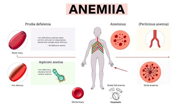 types of anemia chart